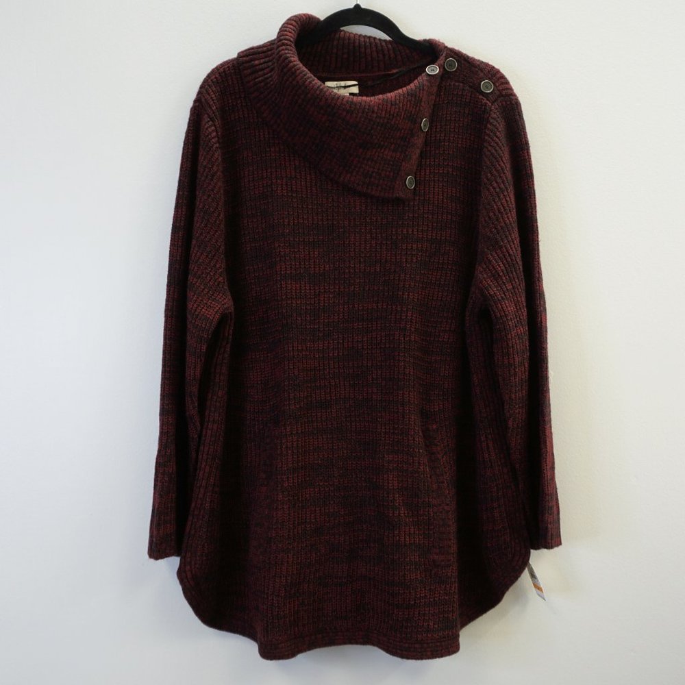 Style & Co Envelope Neck Pullover Sweater 3X - Picture 2 of 7
